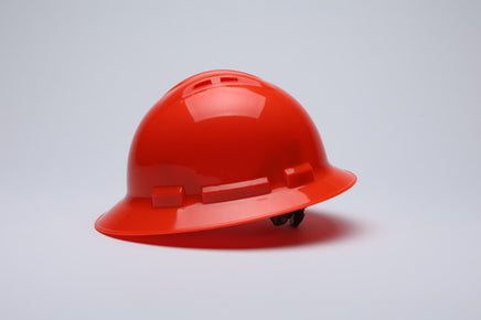 Z-Force 30-F100V Full Brim, Type 1 Vented Hard Hats - High-Vis Orange
