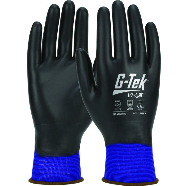 Seamless Knit Nylon Glove W/Polyurethane Advanced Barrier Protection Coating  Touchscreen 2X-Large