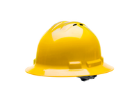 Z-Force 30-F100V Full Brim, Type 1 Vented Hard Hats - Yellow
