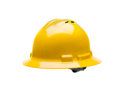 Z-Force 30-F100V Full Brim, Type 1 Vented Hard Hats - Yellow