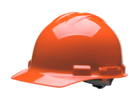 Z-Force 30-C100 Cap Style, Type 1 Non-Vented Hard Hats - High-Vis Orange
