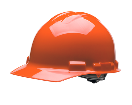 Z-Force 30-C100 Cap Style, Type 1 Non-Vented Hard Hats - High-Vis Orange