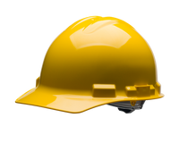 Z-Force 30-C100 Cap Style, Type 1 Non-Vented Hard Hats - Yellow
