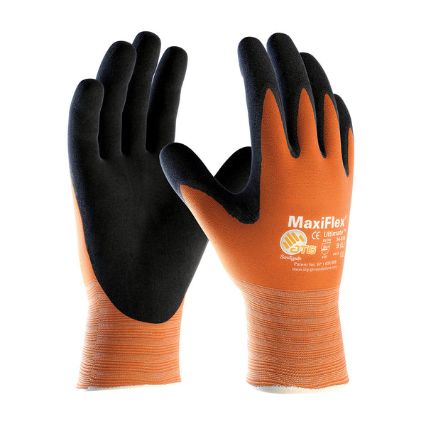 Hi-Vis Seamless Knit Nylon Glove - Small