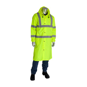 ANSI Type R Class 3 Value All Purpose 48" Raincoat - Medium