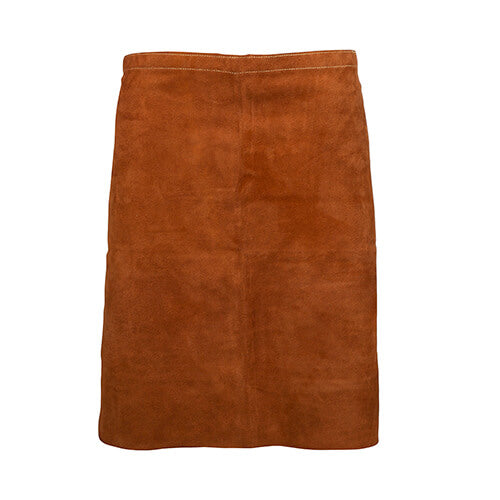24X24 DK BRWN LTH WAISTAPRN