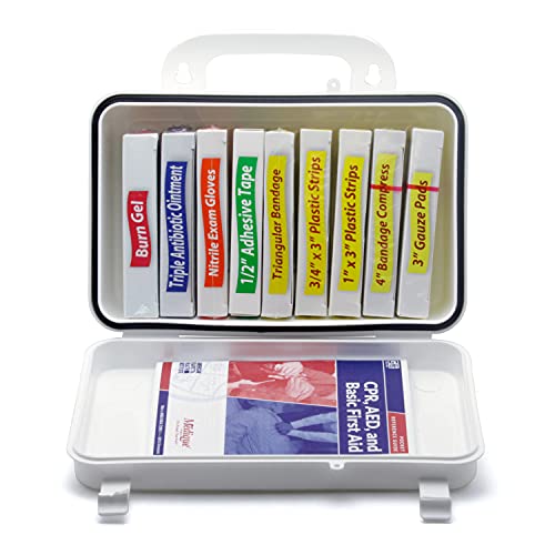10 Unit Kit, On-The-Job Medical Emergencies, Plastic Case