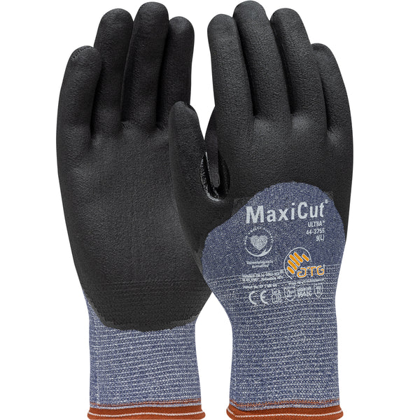 Seamless Knit Engineered Yarn Coated Glove - Large