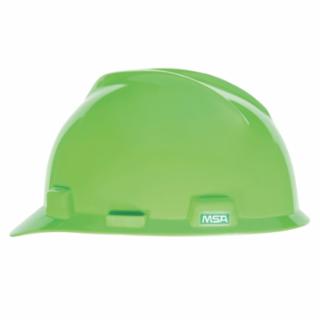 
V-Gard Slotted Hard Hat Cap Fas-Trac III Suspension Bright Lime Green