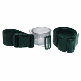 
Uncoated Waist Belts, Black, 52 in