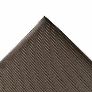 Razorback Dyna-Shield Anti-Fatigue Mat, 406, 1/2 in x 3 ft W x 12 ft L, PVC Foam, Black
