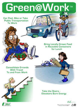 Green at Work Poster Lobby or General Application 16'x22'