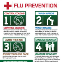 Healthy@School Flu Prevention Poster 22'x16'