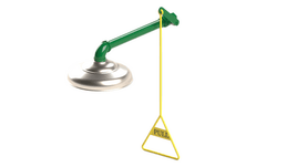 Safety Shower, Wall Mount, Stainless Steel Shower Dome