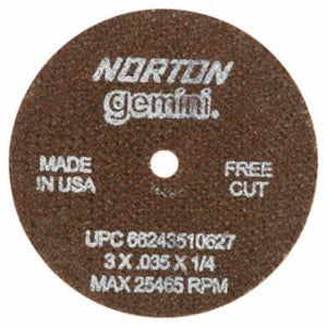 3"X.035"X1/4" GEMINI FASTCUT CUTOFF WHEE