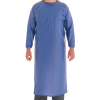 PVC Coat Apron, 8 mil, Vinyl, Large, Blue | 012-56-910-L