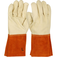 Premium Top Grain Cowhide Leather MIG Welder's Glove - Large