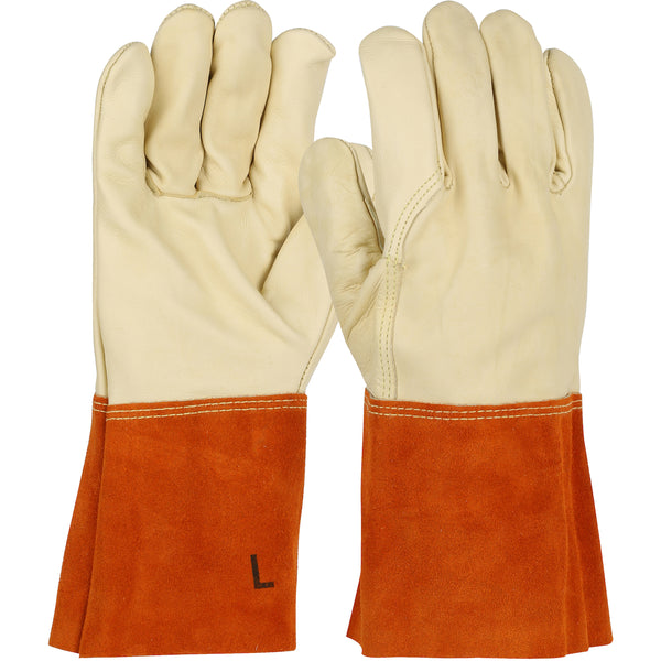 Premium Top Grain Cowhide Leather MIG Welder's Glove - Small