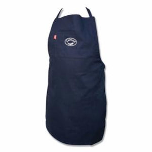APRON  36"  FR COTTON  NAVY  SLIDE-THRU STRAPS
