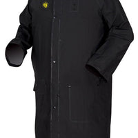 CLAS PLUS .35MM PVC/POLYFLM RESIS RIDERCOAT BLK