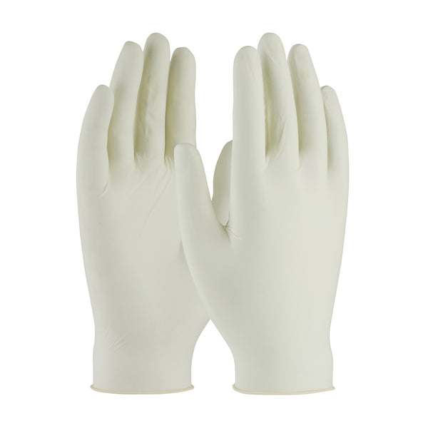 Disposable Latex Glove, Powder Free - 5 mil, Medium