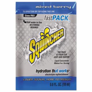 Fast Pack Drink Mix, Mixed Berry, 0.6 fl oz, Pack, Yields 6 oz