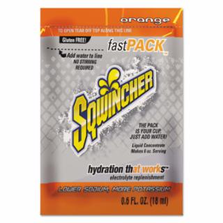 Fast Pack Drink Mix, Orange, 0.6 fl oz, Pack, Yields 6 oz