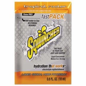 Fast Pack Drink Mix, Tropical Cooler, 0.6 fl oz, Pack, Yields 6 oz