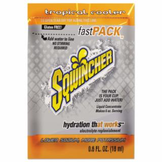 Fast Pack Drink Mix, Tropical Cooler, 0.6 fl oz, Pack, Yields 6 oz