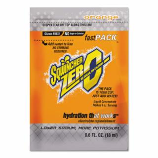 ZERO Sugar-Free Fast Pack, 0.6 oz, Yields 6 oz, Orange