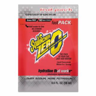 ZERO Sugar-Free Fast Pack, 0.6 oz, Yields 6 oz, Fruit Punch