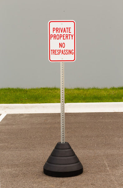 Sign Base, 72 lb, Post and Property Sign
