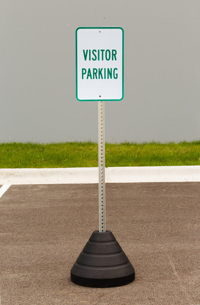Sign Base, 72 lb, Post and Visitor Parking Sign