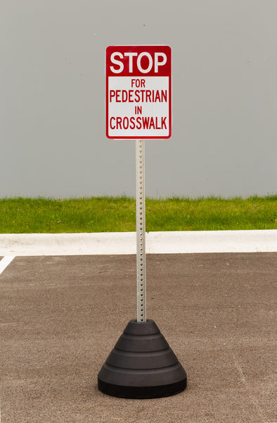 Sign Base, 72 lb, Post (#7425 & #7475) and 