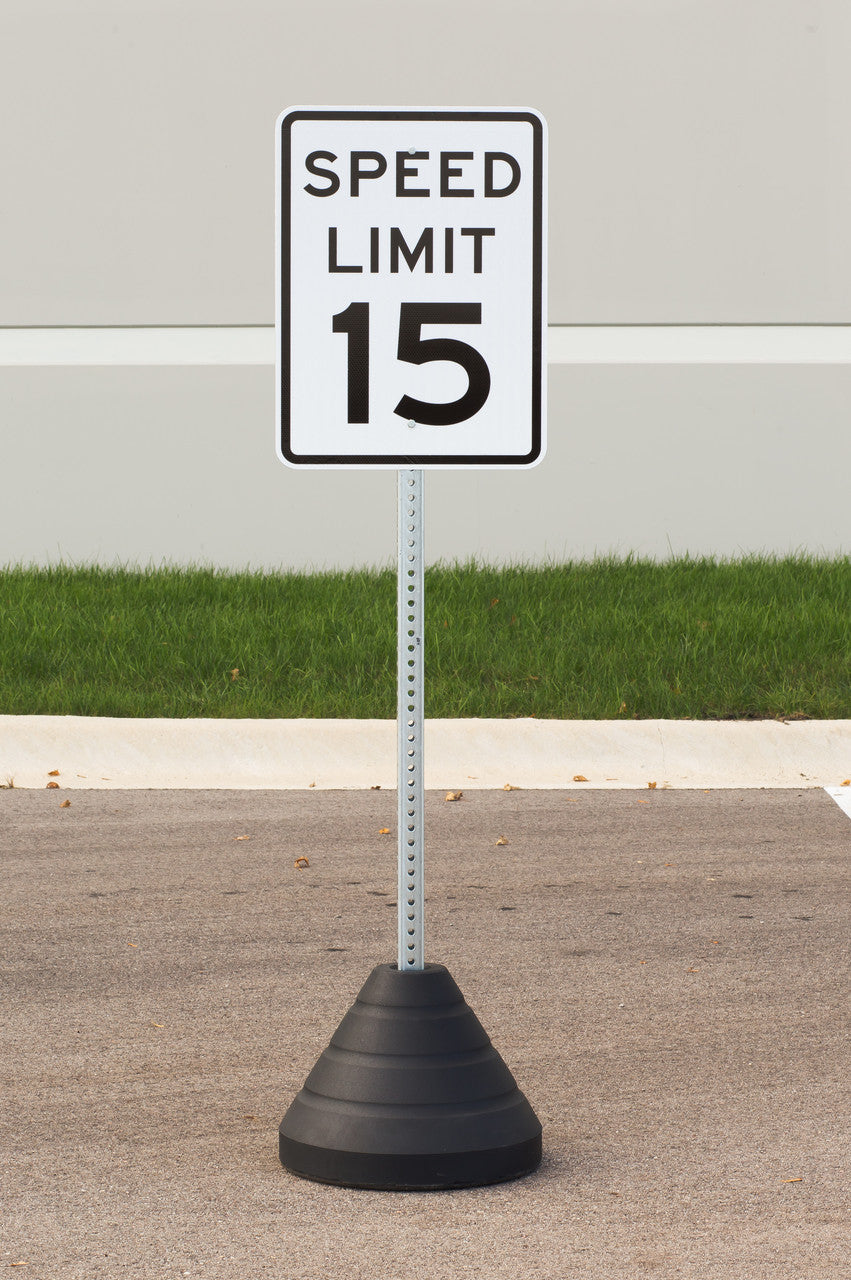 Sign Base, 72 lb, Post (#7425 & #7475) and 