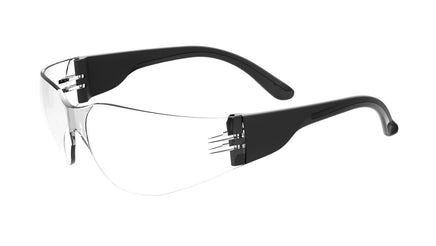 Z-Force 20-100 Series Eco-Friendly Lightweight Safety Glasses - Frame: Black - Lens: Clear - Lens Coating: Hardcoat/Anti-Scratch