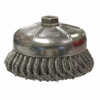 6" SINGLE ROW WIRE CUP BRUSH .023 5/8-11 A.H.