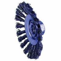 BVK-4-1/2" KNOT WIRE BEVEL BRUSH-.020-5/8"-11 AH