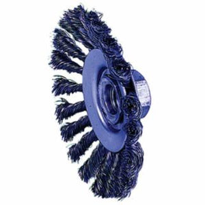 BVK-4-1/2" KNOT WIRE BEVEL BRUSH-.020-5/8"-11 AH