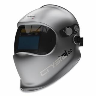Crystal 2.0 Welding Helmet, Shade 2, Silver, Flip Front