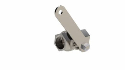Emergency Shower Replacement Pull Rod Stay Open Valve, 1" Stainless Steel