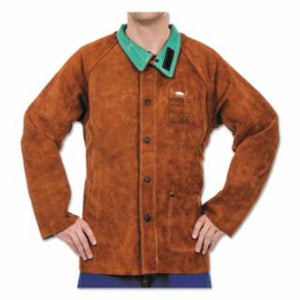 Split Cowhide Leather Jacket, Small, Lava Brown