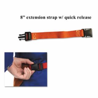 Leather Apron Waist Extension, 8 in, Nylon, Red | 44-0118