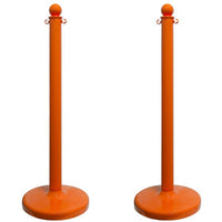 Orange Stanchions 40 Inch Set Of 2