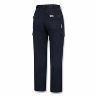 Flame-Resistant Cargo Pants 46 in W x 34 in L, Navy Blue