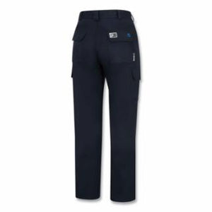 Flame-Resistant Cargo Pants 46 in W x 34 in L, Navy Blue
