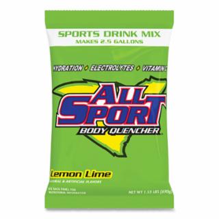 Sports Drink Mix Pouches, Lemon-Lime, 2.5 gal