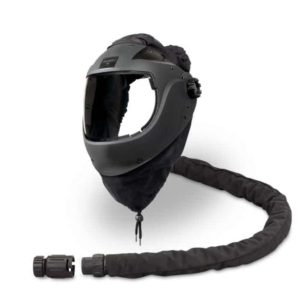 EZ Air Flex Grinding/Welding Air Shield SAR, Head Top w/HP Flow Control Valve and Flexible/Covered Hose