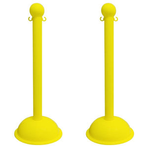 Yellow Stanchions 41 Inch Set Of 2