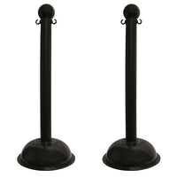 Black Stanchions 41 Inch Set Of 2